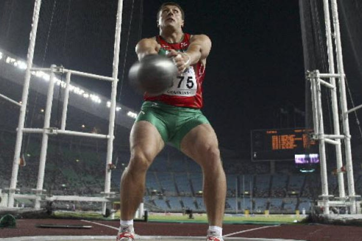 Vadim Anatolyevich Devyatovskiy saat menghadapi kejuaraan atletik dunia tahun 2019