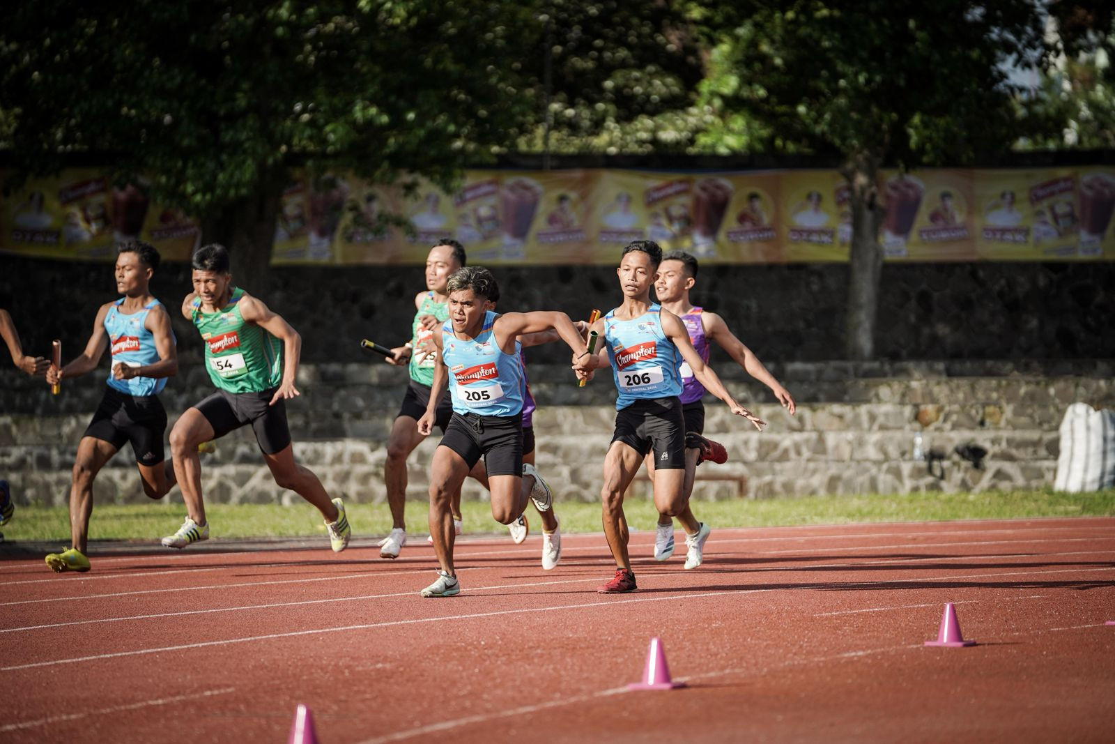 Perlombaan lari estafet dalam SAC Indonesia