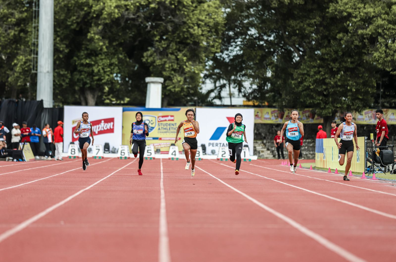 Lari jarak pendek dalam SAC Indonesia
